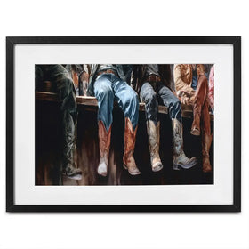 Western Style Framed Art Print Western Style Framed Art Print wall art product Petals Prints Design - Independent