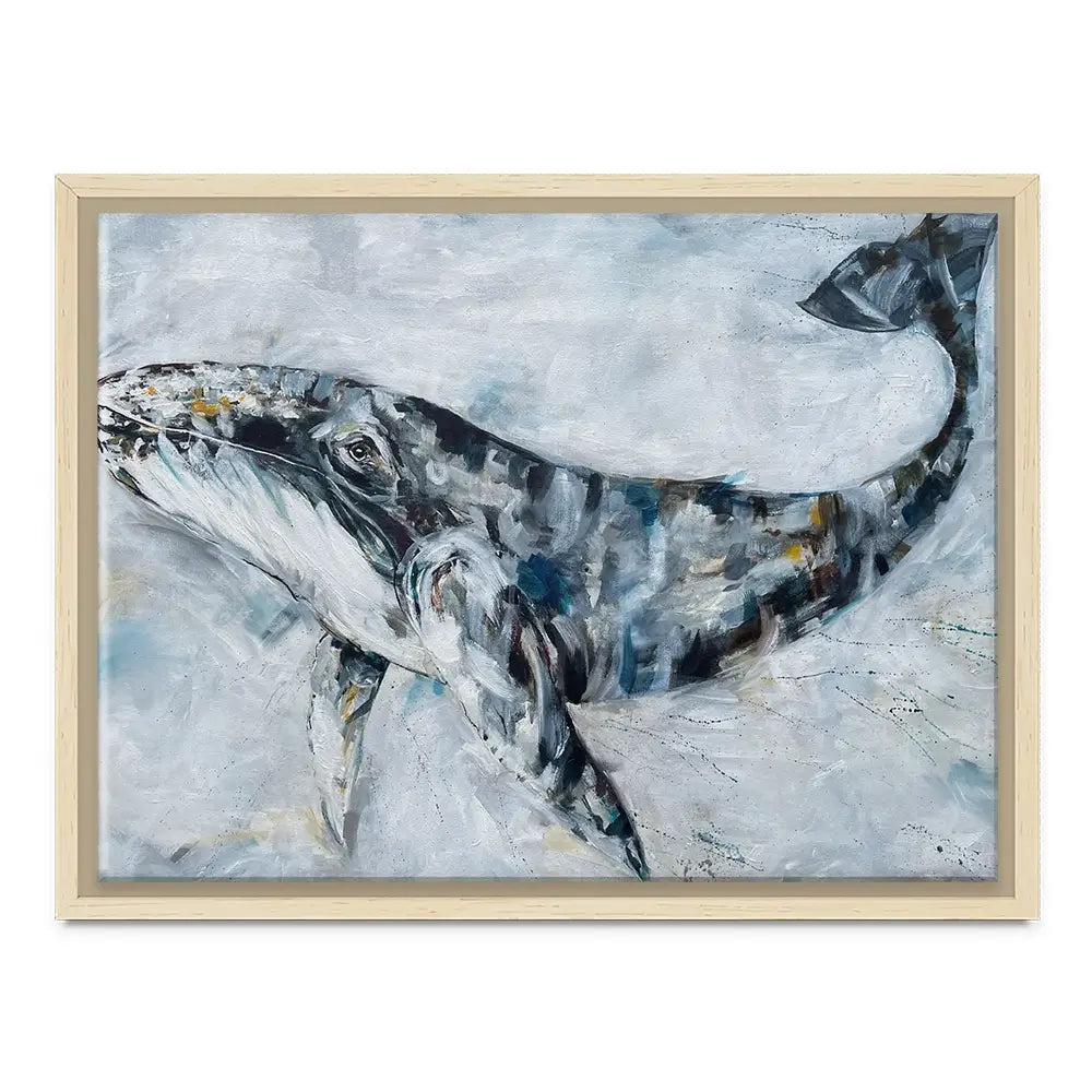 Whale Love Canvas Print Whale Love Canvas Print wall art product Nicola Jane Rowles