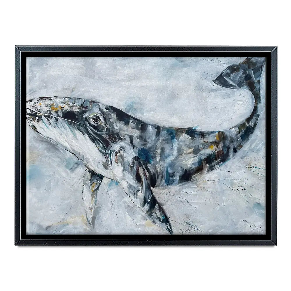 Whale Love Canvas Print Whale Love Canvas Print wall art product Nicola Jane Rowles