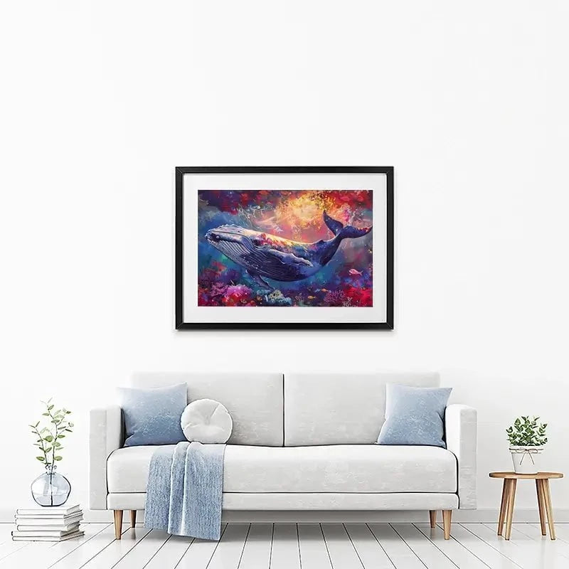 Whale Of A Time Framed Art Print Whale Of A Time Framed Art Print wall art product David Alexander Elder