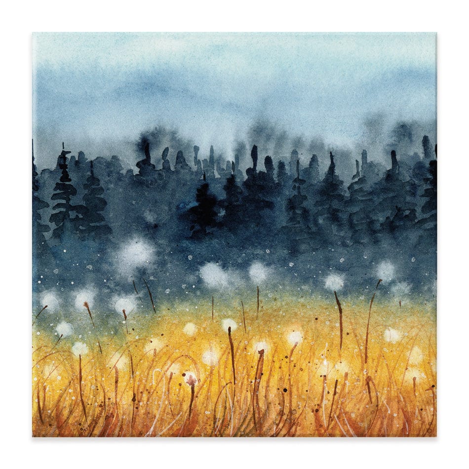 Wheat Field Square Canvas Print wall art product Tarasova Mariya / Shutterstock