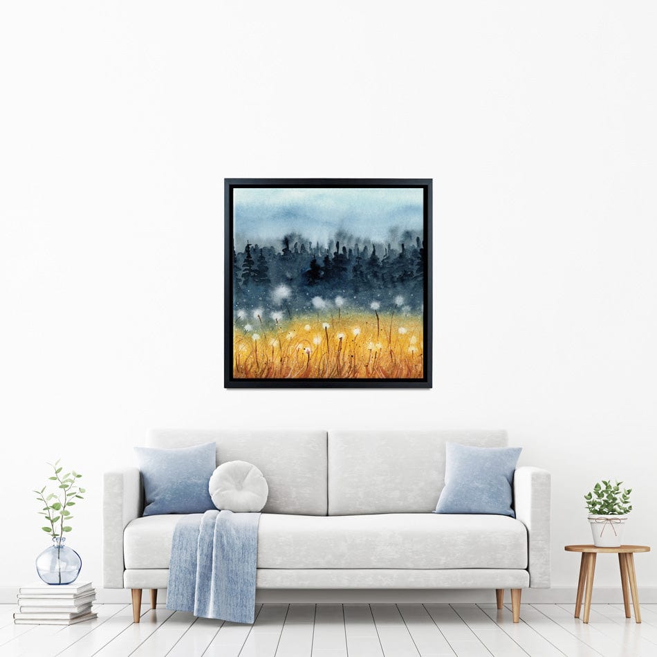 Wheat Field Square Canvas Print wall art product Tarasova Mariya / Shutterstock