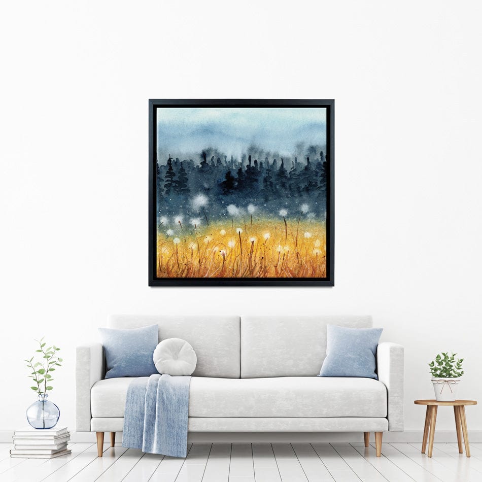 Wheat Field Square Canvas Print wall art product Tarasova Mariya / Shutterstock