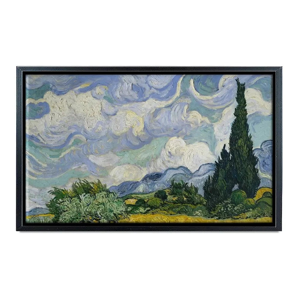 Wheat Field With Cypresses Canvas Print Wheat Field With Cypresses Canvas Print wall art product Vincent Van Gogh