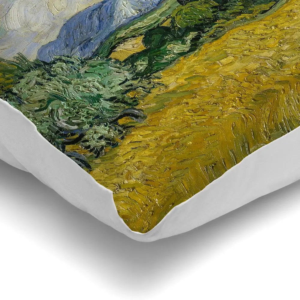 Wheat Field With Cypresses Cushion Wheat Field With Cypresses Cushion wall art product Vincent Van Gogh
