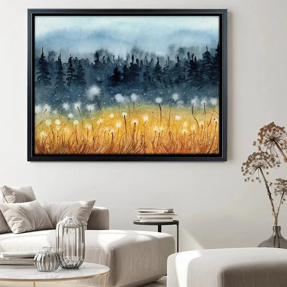 Wheat Fields Canvas Print Wheat Fields Canvas Print wall art product Tarasova Mariya / Shutterstock