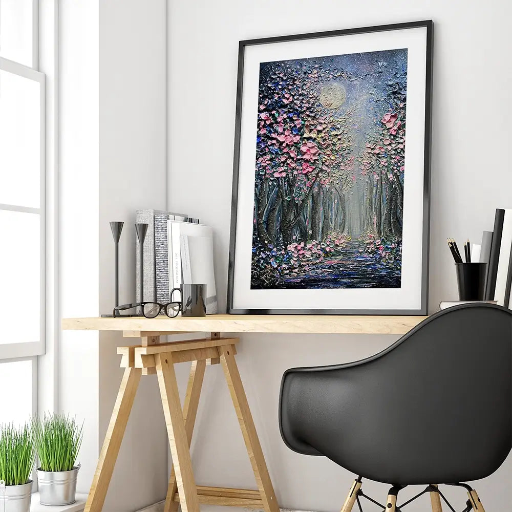 When Leaves Dance Framed Art Print When Leaves Dance Framed Art Print wall art product Nada Khatib