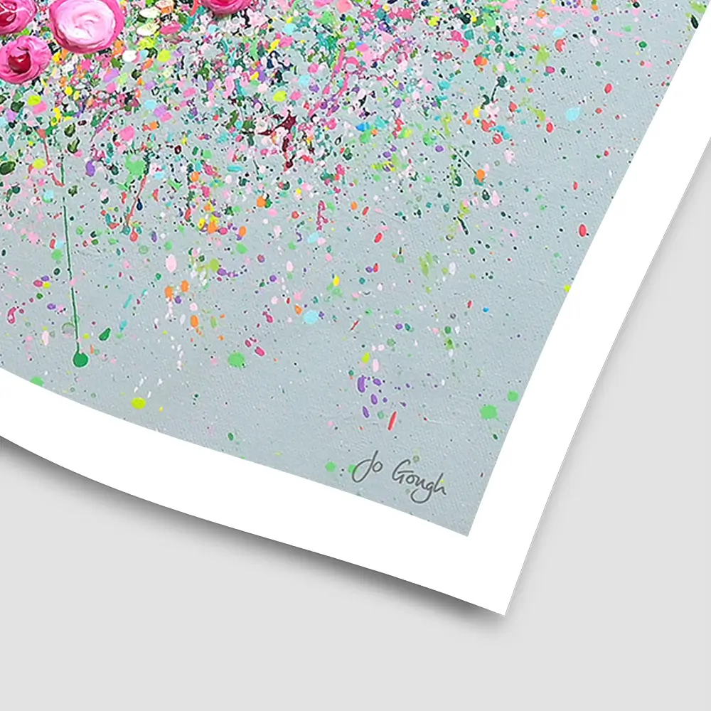 Where Flowers Bloom Square Art Print Where Flowers Bloom Square Art Print wall art product Jo Gough