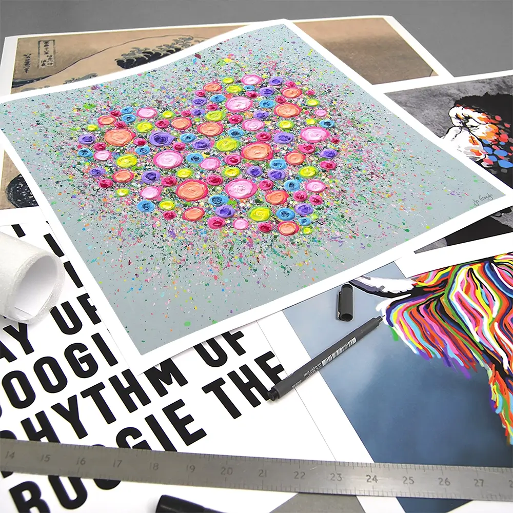 Where Flowers Bloom Square Art Print Where Flowers Bloom Square Art Print wall art product Jo Gough