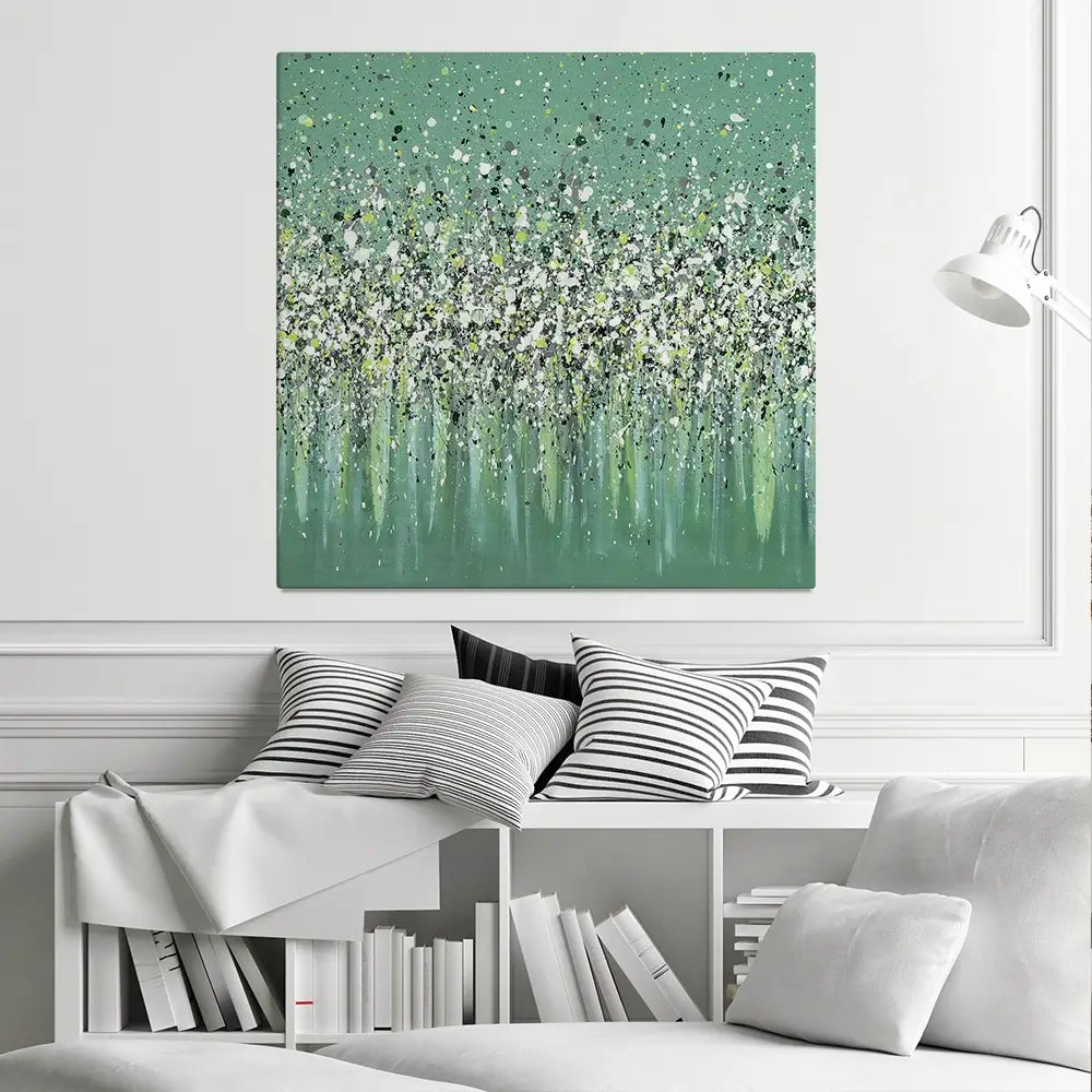 Where There Is Love There Is Life Square Canvas Print Where There Is Love There Is Life Square Canvas Print wall art product Art Print Shop