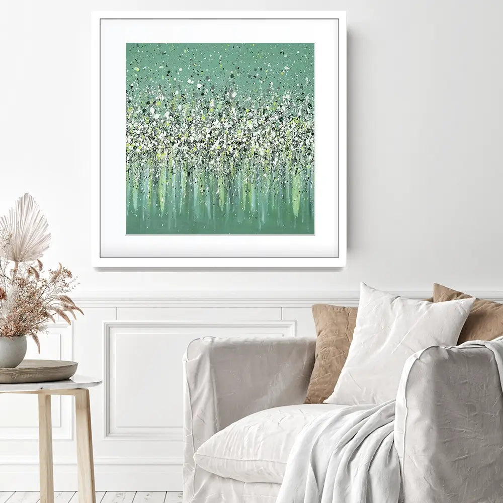 Where There Is Love There Is Life Square Framed Art Print Where There Is Love There Is Life Square Framed Art Print wall art product Art Print Shop