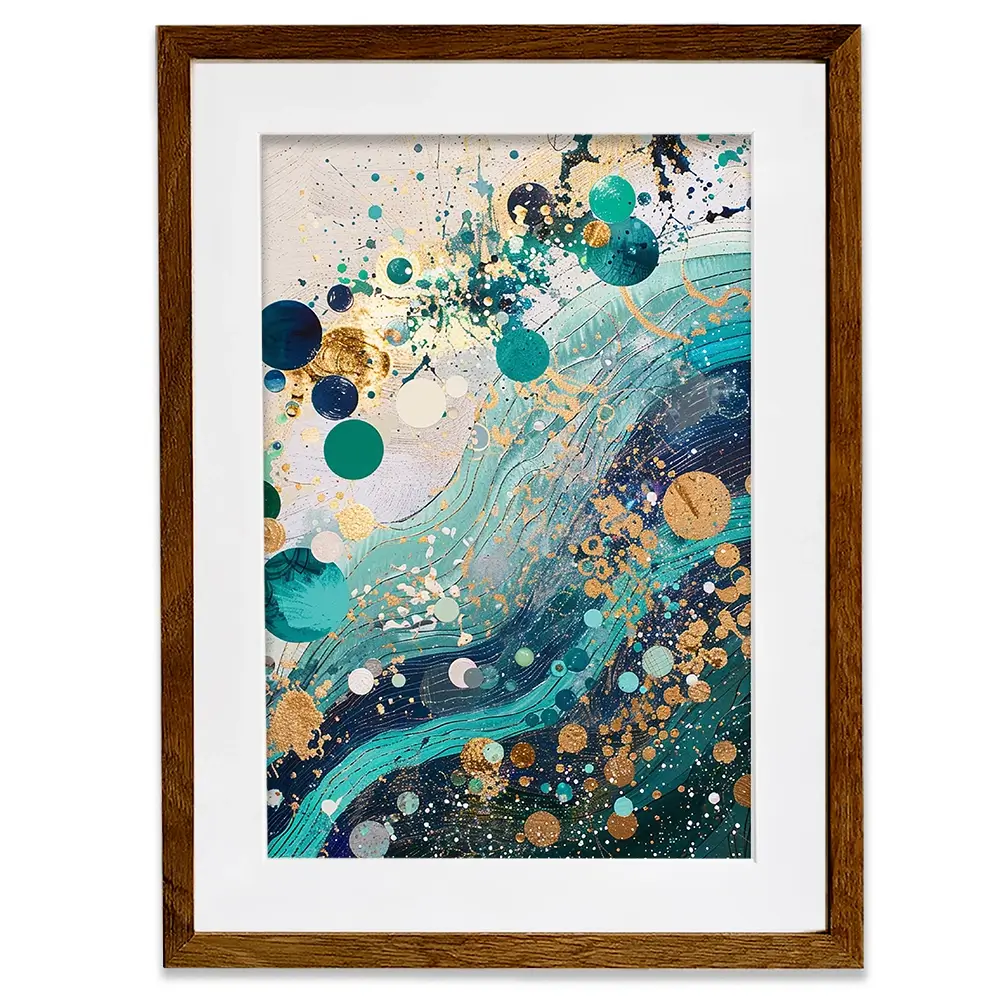 Whimiscal Nature Splash Framed Art Print Whimiscal Nature Splash Framed Art Print wall art product Paper House Prints - Independent
