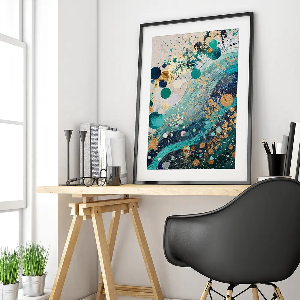 Whimiscal Nature Splash Framed Art Print Whimiscal Nature Splash Framed Art Print wall art product Paper House Prints - Independent