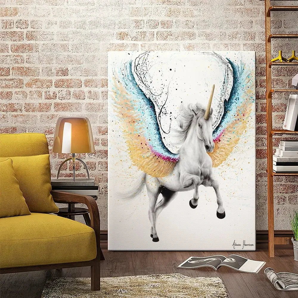 Whimsical Unicorn Canvas Print Whimsical Unicorn Canvas Print wall art product Ashvin Harrison