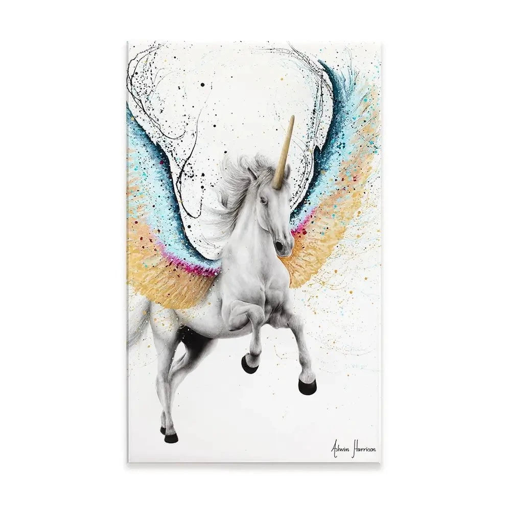 Whimsical Unicorn Canvas Print Whimsical Unicorn Canvas Print wall art product Ashvin Harrison