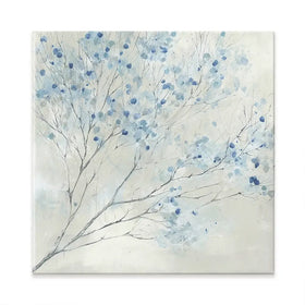 Whispered Branch Bloom Square Canvas Print Whispered Branch Bloom Square Canvas Print wall art product Chromatic Storm Studio