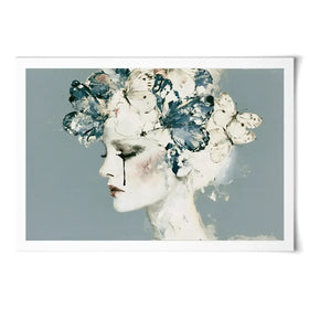 Whispered Butterfly Reverie Art Print Whispered Butterfly Reverie Art Print wall art product Chromatic Storm Studio