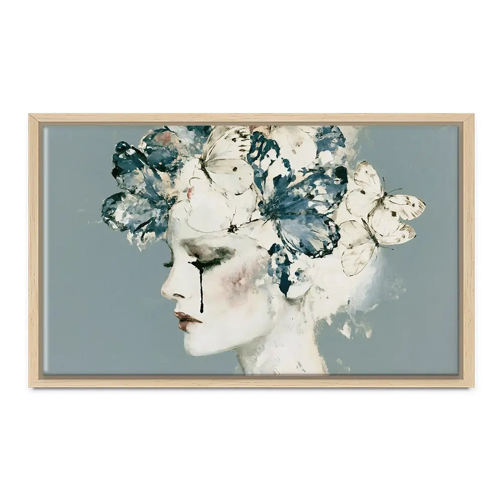 Whispered Butterfly Reverie Canvas Print Whispered Butterfly Reverie Canvas Print wall art product Chromatic Storm Studio