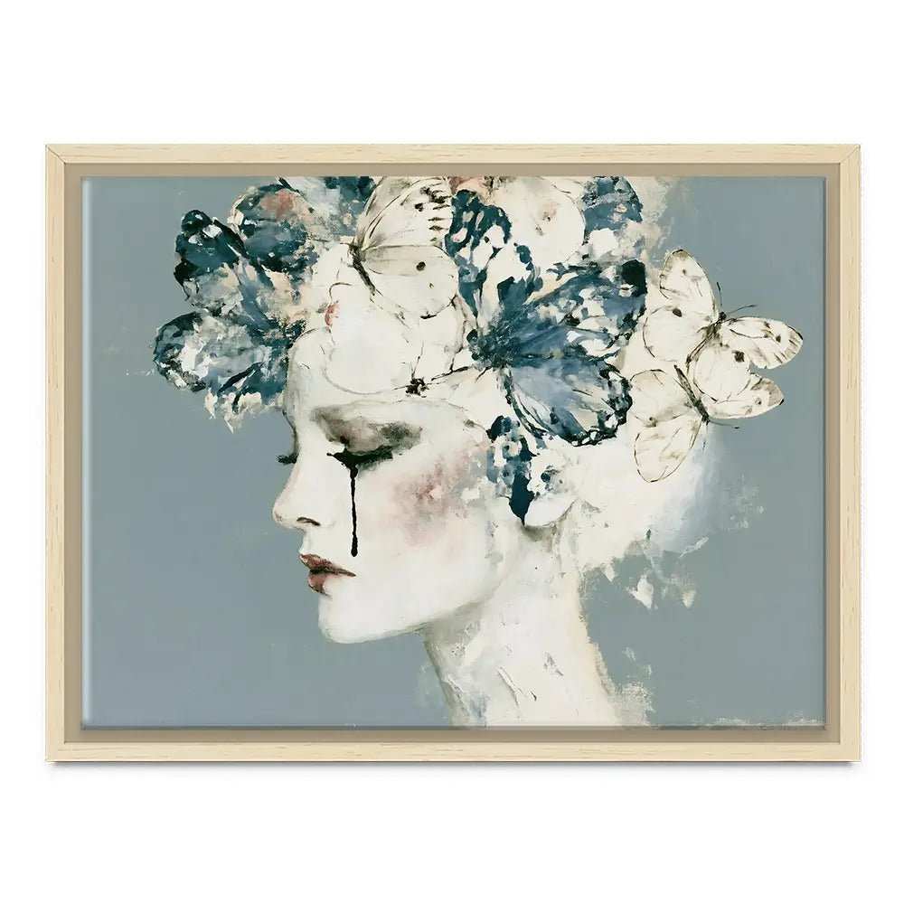 Whispered Butterfly Reverie Canvas Print Whispered Butterfly Reverie Canvas Print wall art product Chromatic Storm Studio