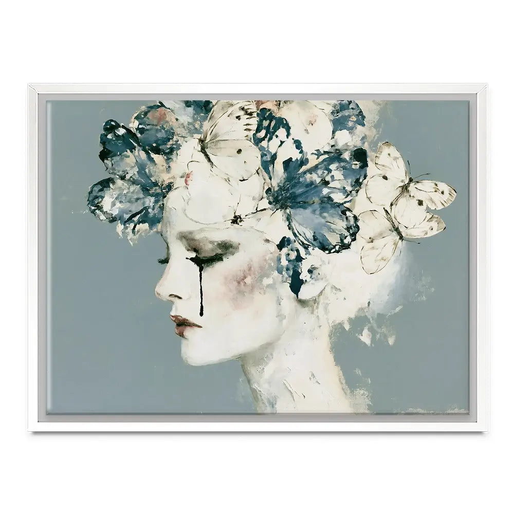 Whispered Butterfly Reverie Canvas Print Whispered Butterfly Reverie Canvas Print wall art product Chromatic Storm Studio