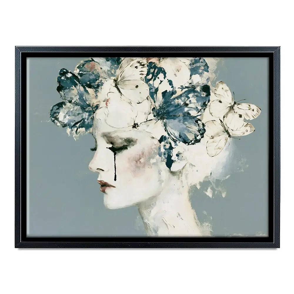 Whispered Butterfly Reverie Canvas Print Whispered Butterfly Reverie Canvas Print wall art product Chromatic Storm Studio