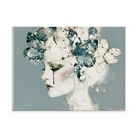 Whispered Butterfly Reverie Canvas Print Whispered Butterfly Reverie Canvas Print wall art product Chromatic Storm Studio