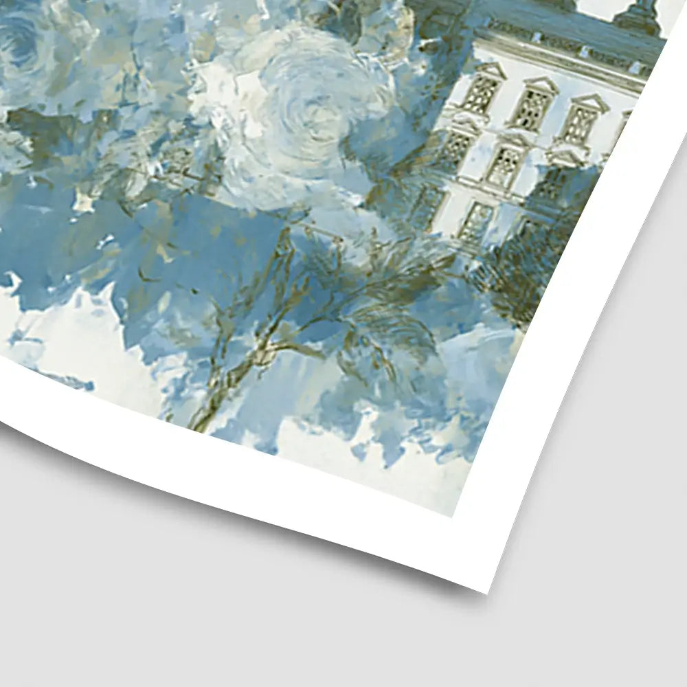 Whispered City Skyline Sketch Art Print Whispered City Skyline Sketch Art Print wall art product Chromatic Storm Studio