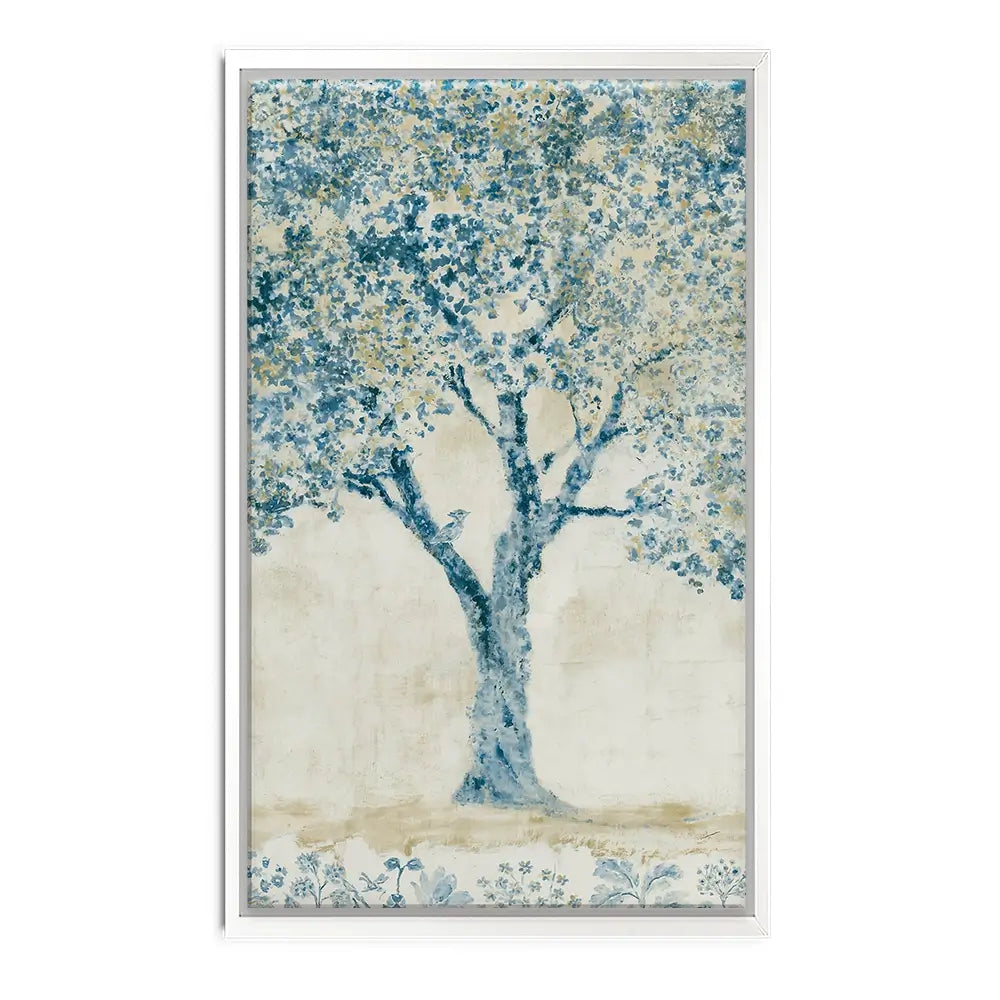 Whispered Indigo Tree Canvas Print Whispered Indigo Tree Canvas Print wall art product Chromatic Storm Studio