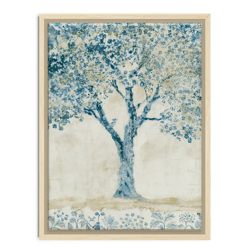 Whispered Indigo Tree Canvas Print Whispered Indigo Tree Canvas Print wall art product Chromatic Storm Studio
