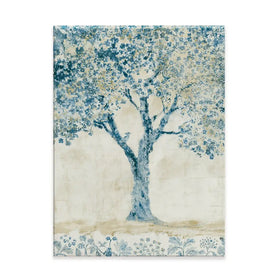Whispered Indigo Tree Canvas Print Whispered Indigo Tree Canvas Print wall art product Chromatic Storm Studio