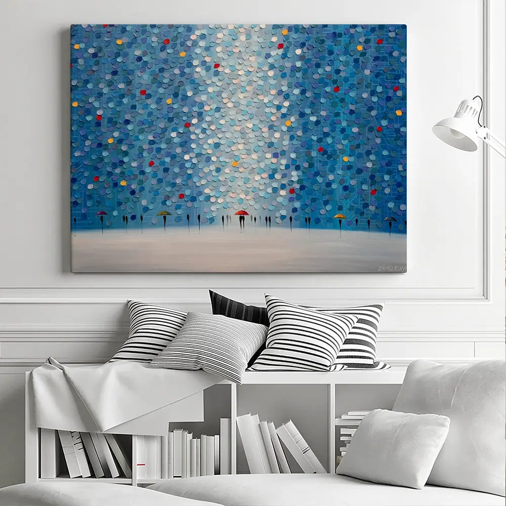Whispers In Blue Canvas Print Whispers In Blue Canvas Print wall art product Ekaterina Ermilkina