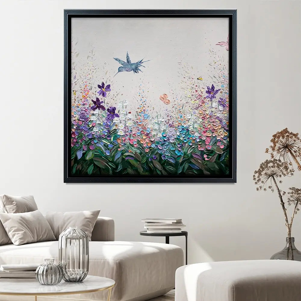 Whispers Square Canvas Print Whispers Square Canvas Print wall art product Art Print Shop