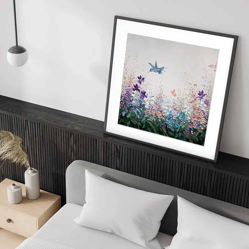 Whispers Square Framed Art Print Whispers Square Framed Art Print wall art product Art Print Shop