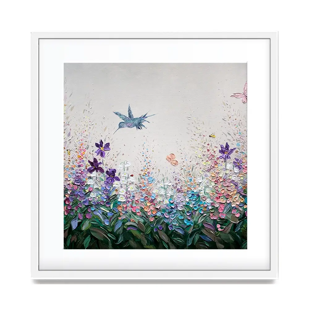 Whispers Square Framed Art Print Whispers Square Framed Art Print wall art product Art Print Shop