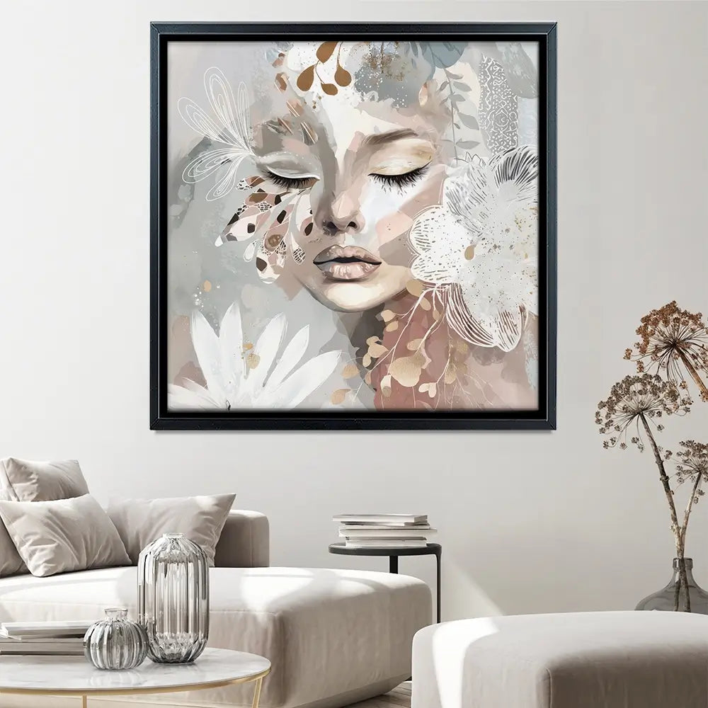 Whisperwing Square Canvas Print Whisperwing Square Canvas Print wall art product Bella Eve