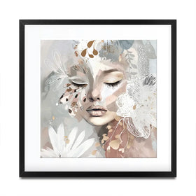Whisperwing Square Framed Art Print Whisperwing Square Framed Art Print wall art product Bella Eve