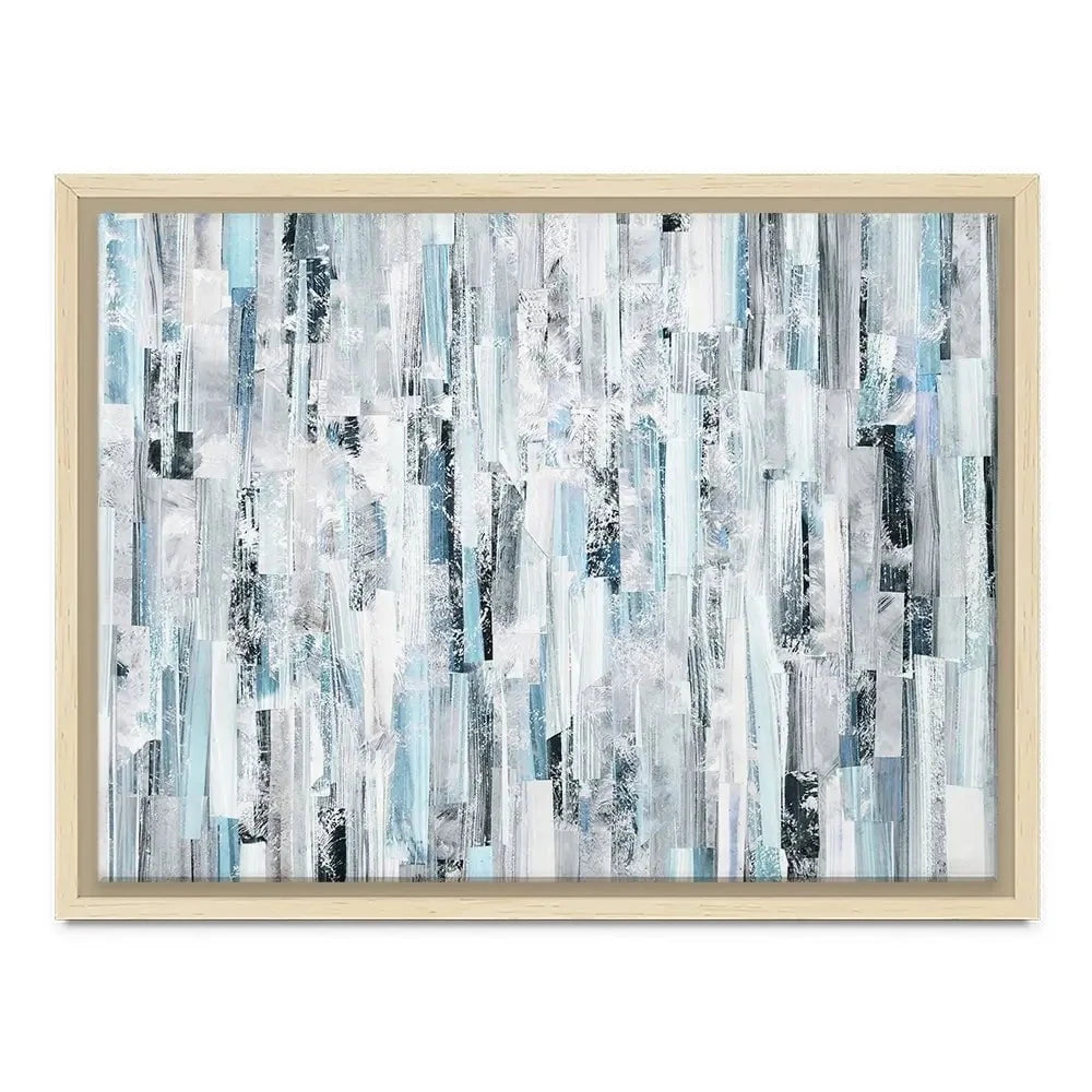 White And Blue Stripes Canvas Print White And Blue Stripes Canvas Print wall art product openeyed / Shutterstock