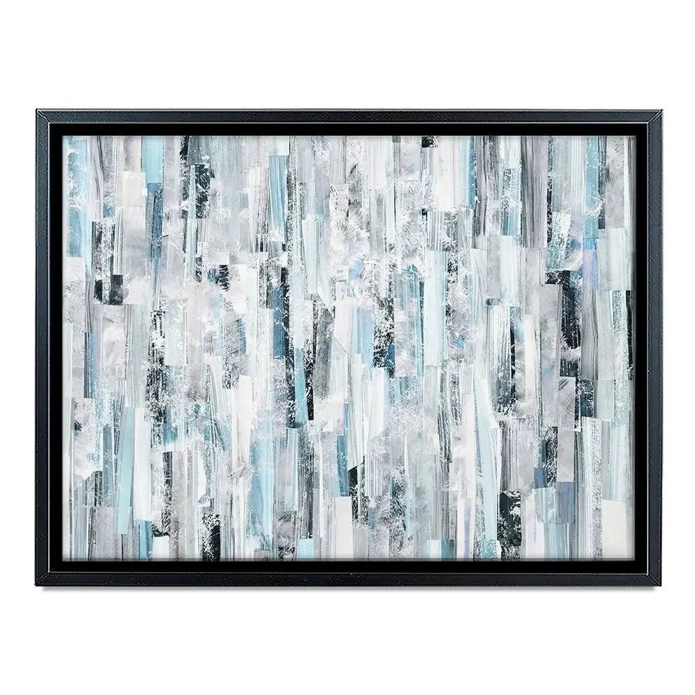 White And Blue Stripes Canvas Print White And Blue Stripes Canvas Print wall art product openeyed / Shutterstock