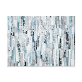 White And Blue Stripes Canvas Print White And Blue Stripes Canvas Print wall art product openeyed / Shutterstock