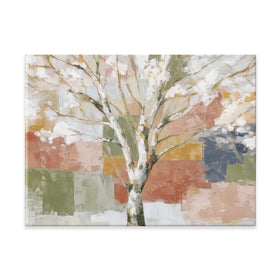 White Birch In Abstract Landscape Canvas Print White Birch In Abstract Landscape Canvas Print wall art product Chromatic Storm Studio