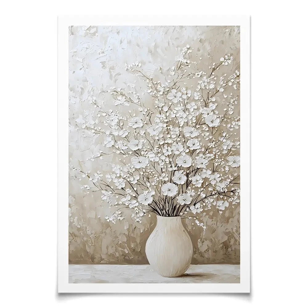 White Cherry Blossoms Art Print White Cherry Blossoms Art Print wall art product Franklyn Gregory - Independent