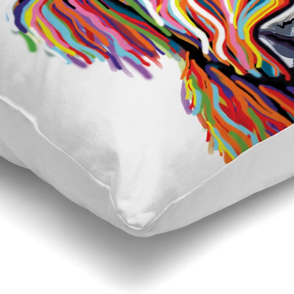 White Highland Cow Cushion White Highland Cow Cushion wall art product Independent