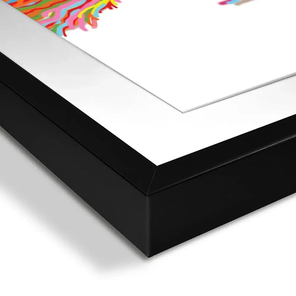 White Highland Cow Framed Art Print White Highland Cow Framed Art Print | White Highland Cow Framed Art  wall art product Independent