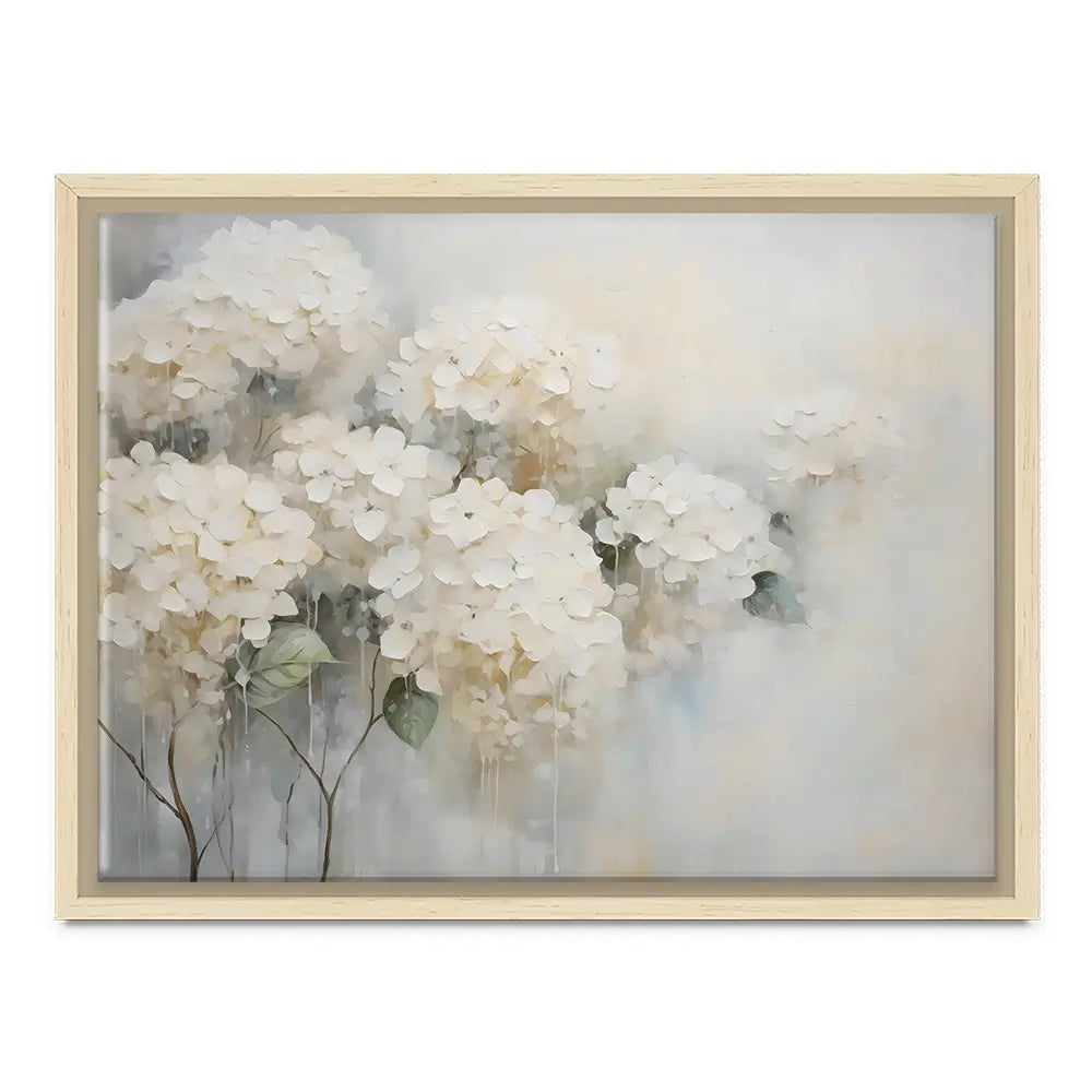 White Hydrangeas Canvas Print White Hydrangeas Canvas Print wall art product Arlington Prints - Independent
