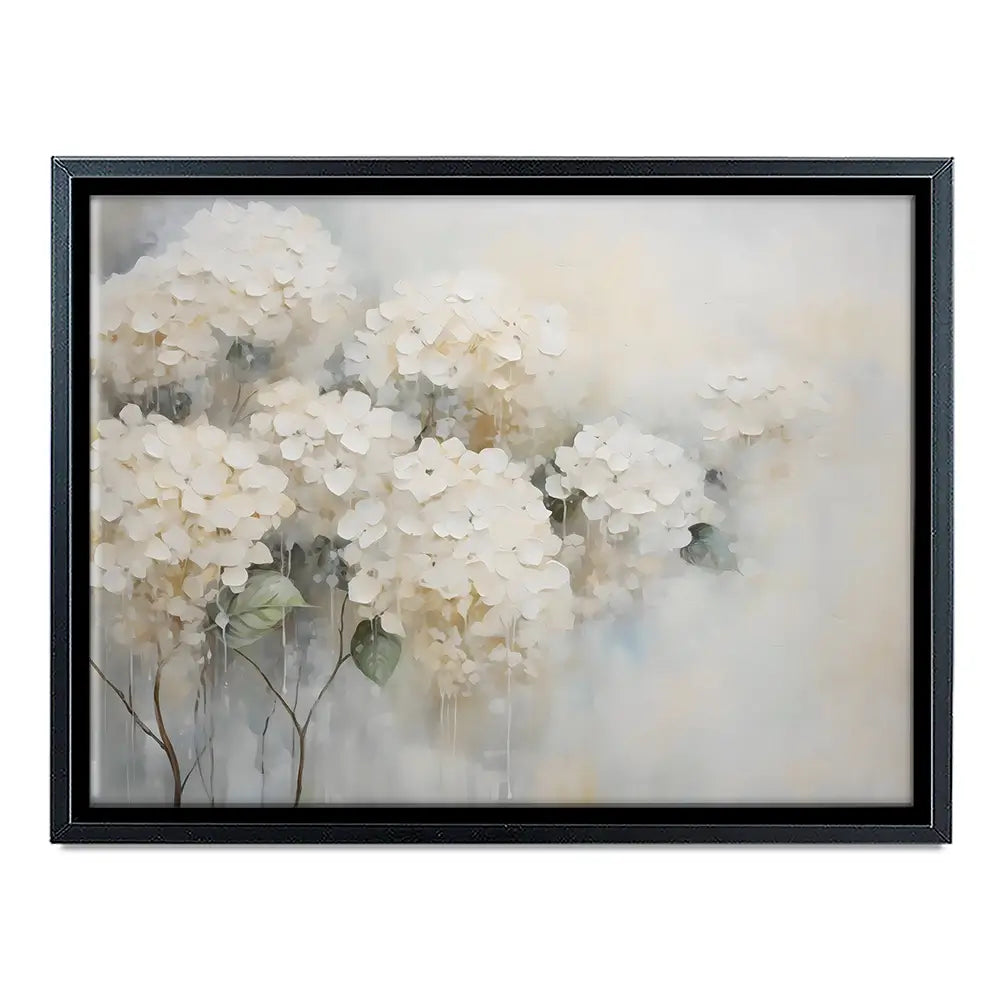 White Hydrangeas Canvas Print White Hydrangeas Canvas Print wall art product Arlington Prints - Independent