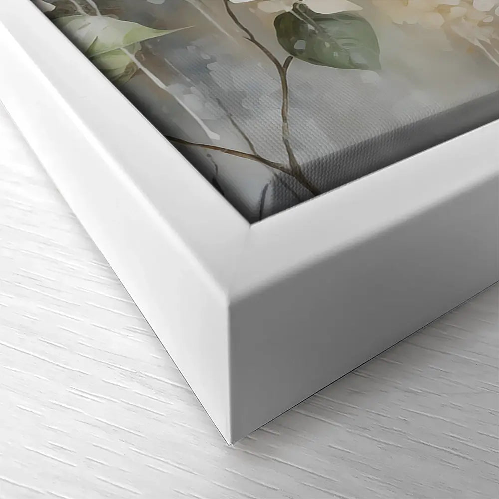 White Hydrangeas Oversized Canvas Print White Hydrangeas Oversized Canvas Print wall art product Arlington Prints - Independent