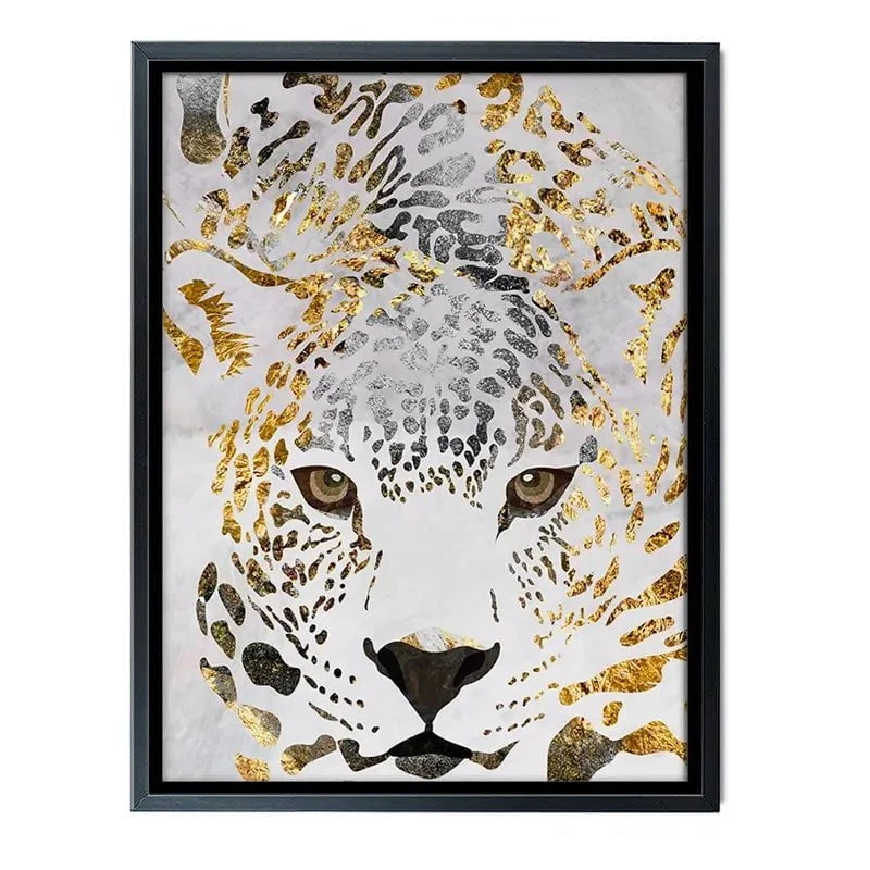 White Jaguar Canvas Print White Jaguar Canvas Print wall art product Sarah Manovski