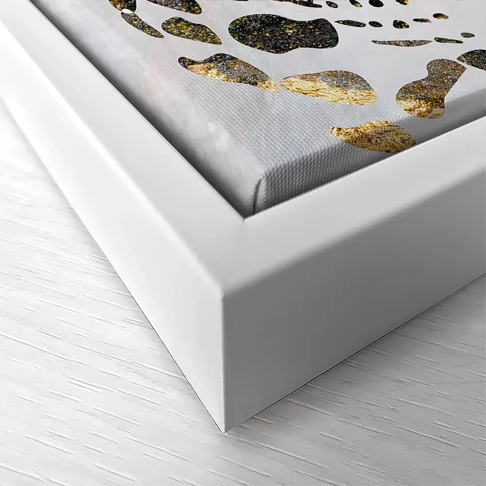 White Jaguar Canvas Print White Jaguar Canvas Print wall art product Sarah Manovski