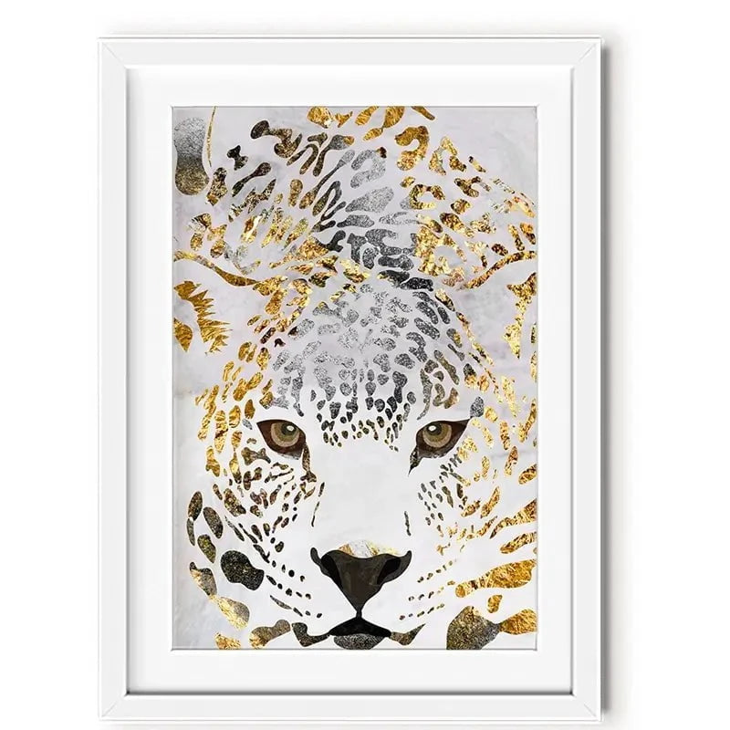 White Jaguar Framed Art Print White Jaguar Framed Art Print wall art product Sarah Manovski