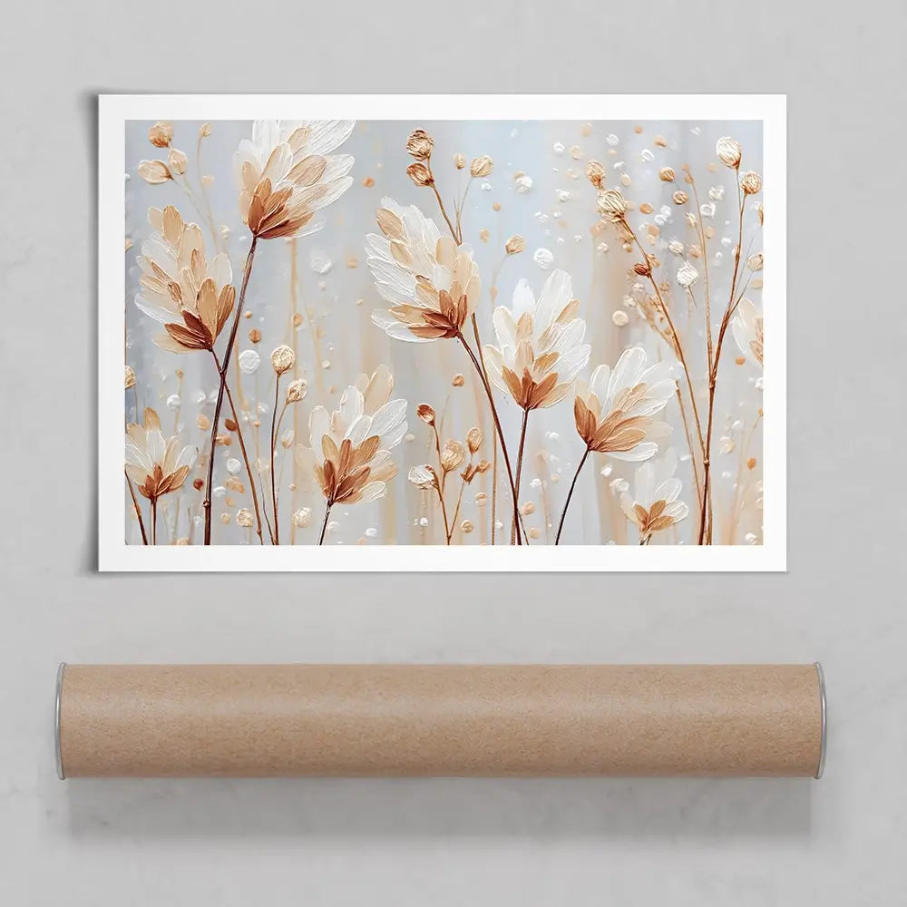 White Wild Grass Art Print White Wild Grass Art Print wall art product Gina Kelly - Independent